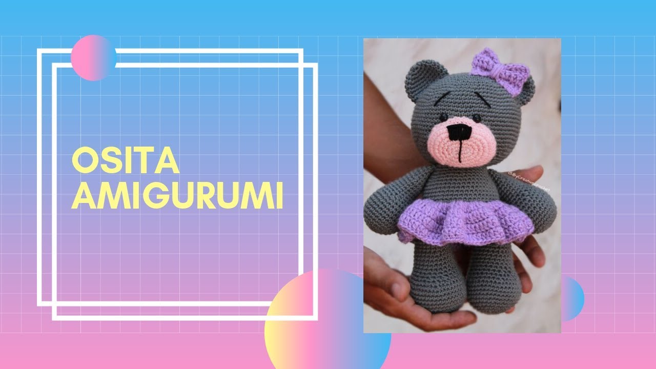 Tutorial Osita amigurumi PARTE 1 La Cabeza