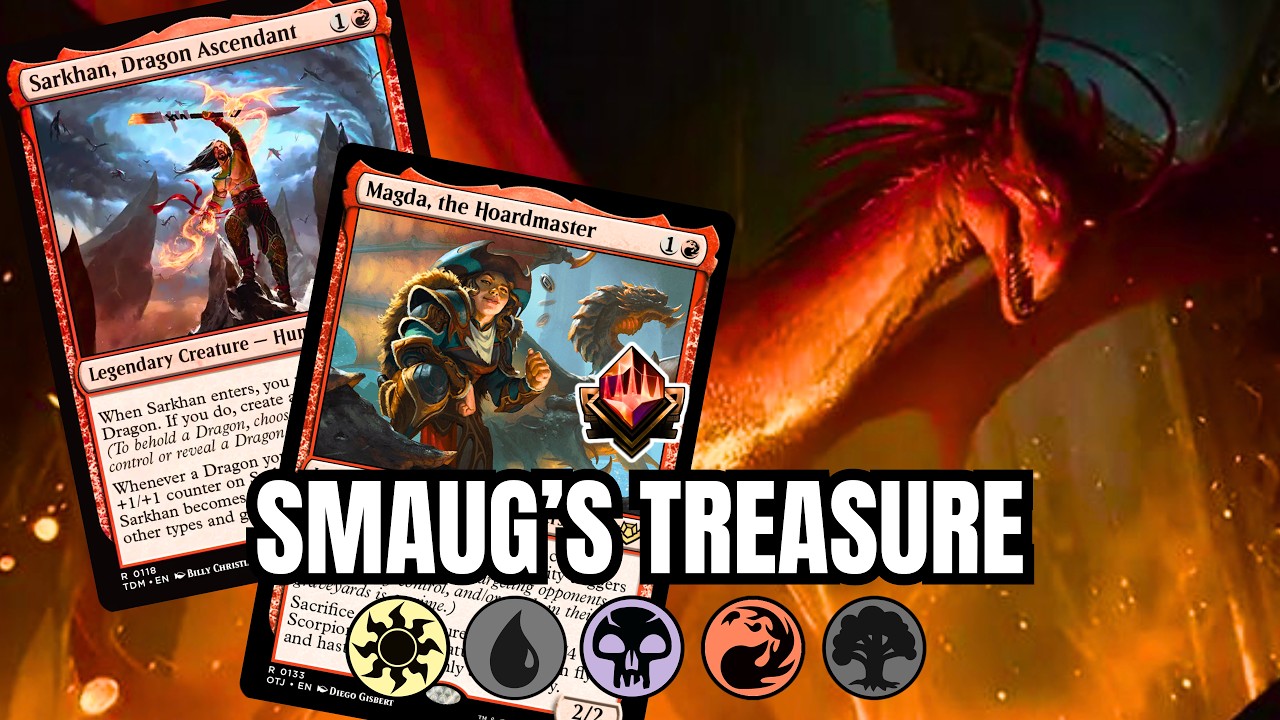 Smaug DOMINATES Games With Treasure | MTG Arena Standard Mythic Ranked