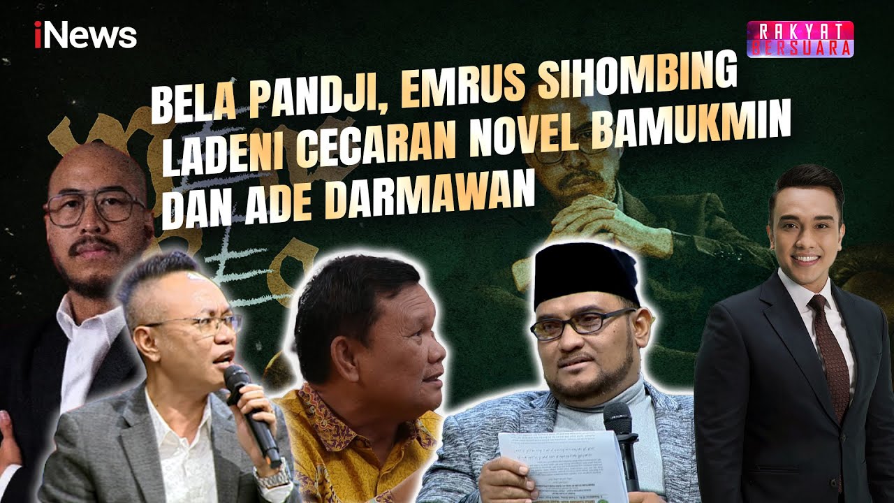 Debat Memanas! Emrus Sihombing Bela Pandji, Dicecar Novel Bamukmin dan Ade Darmawan | Rakber (27/1)