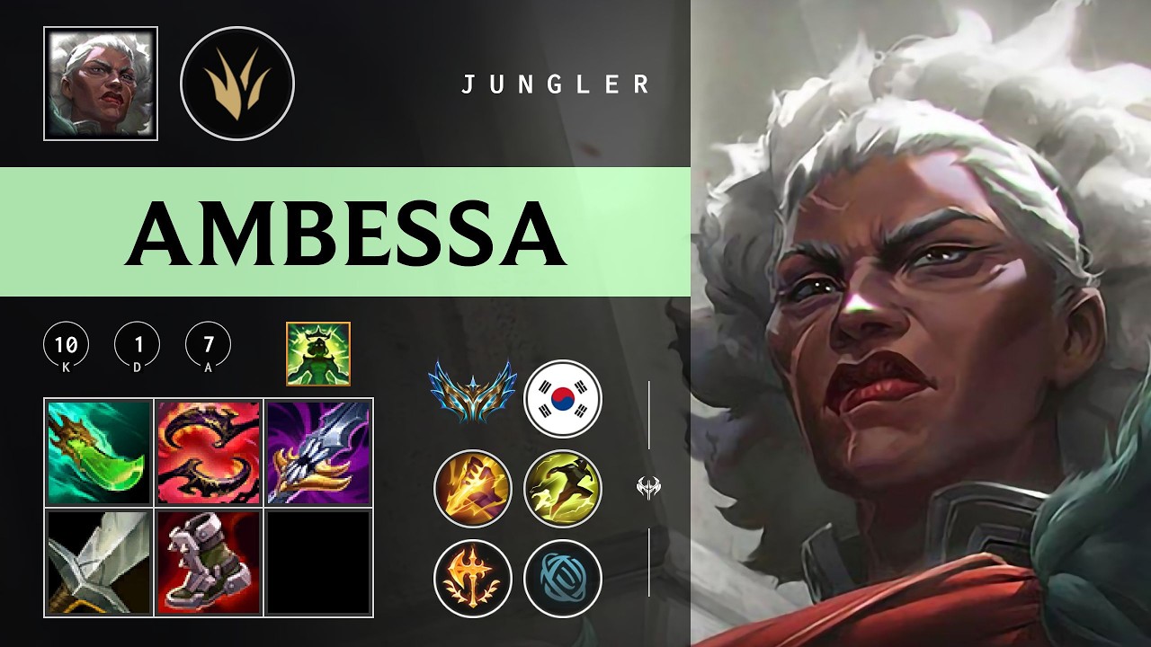 Ambessa Jungle vs Kha'Zix - KR Challenger Patch 26.04