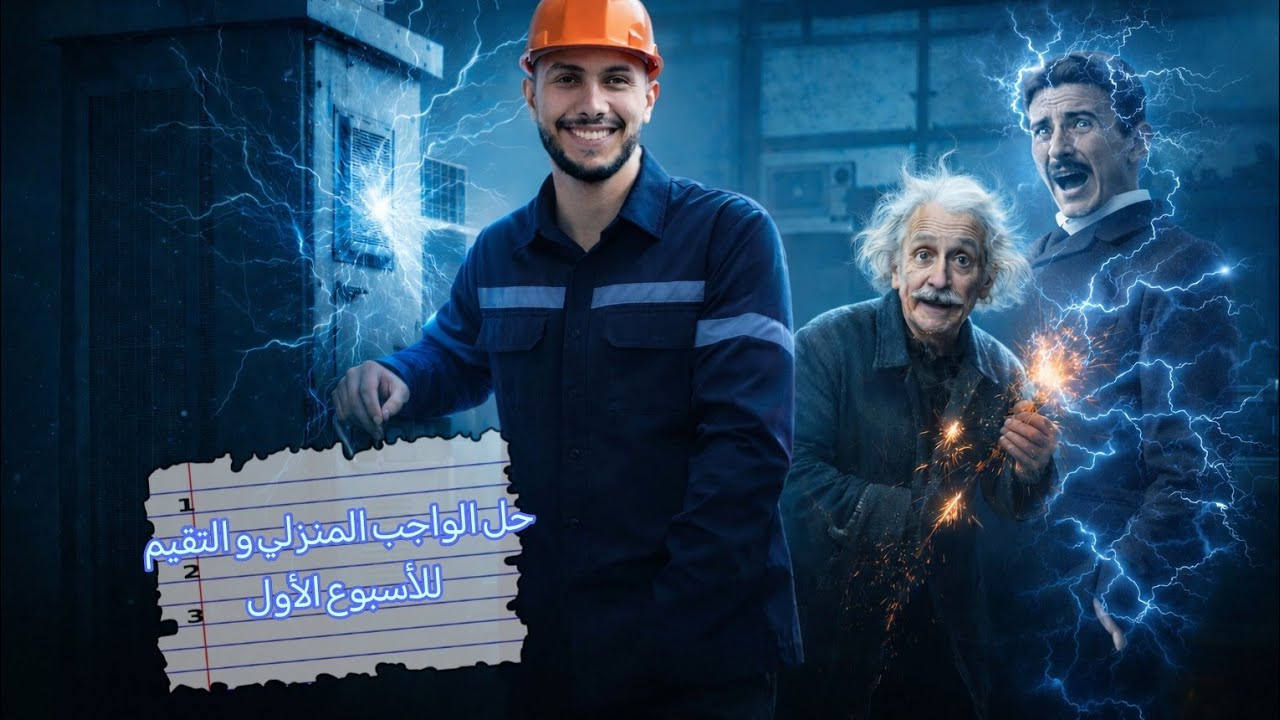 حل الواجب المنزلي و التقيم الأسبوعي الأول : فيزياء تانيه ثانوي 2026