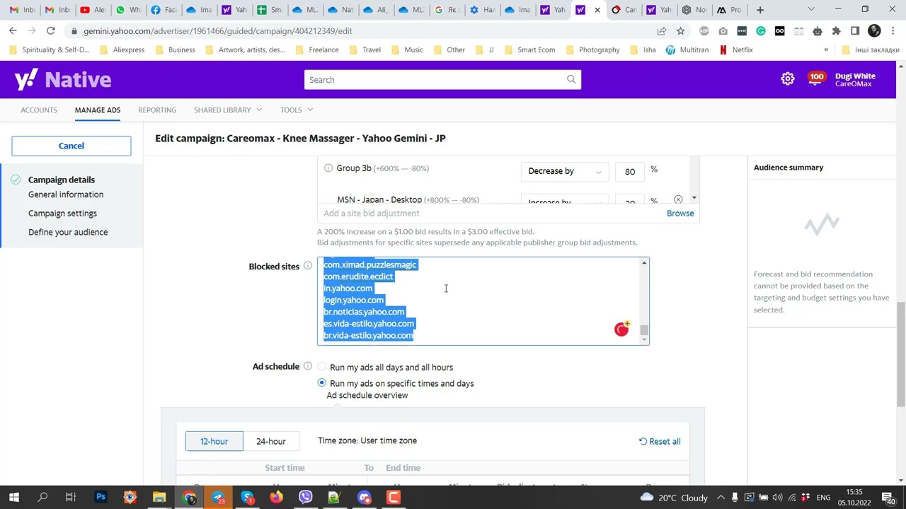 01 Yahoo Gemini   Creating a New Campaign