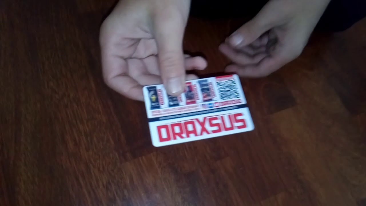 Обзор карточек DRAXSUS