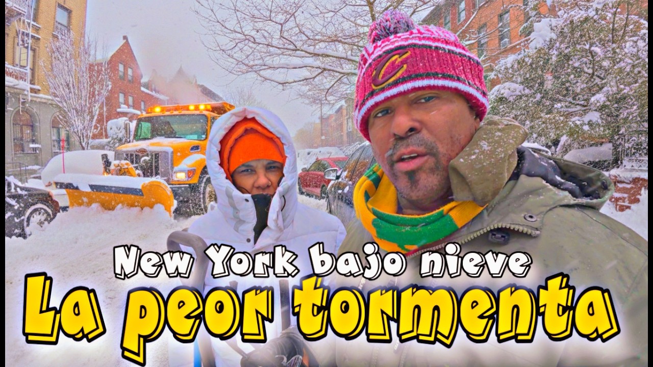¡Impresionante Tormenta de Nieve en Nueva York 🥶😳