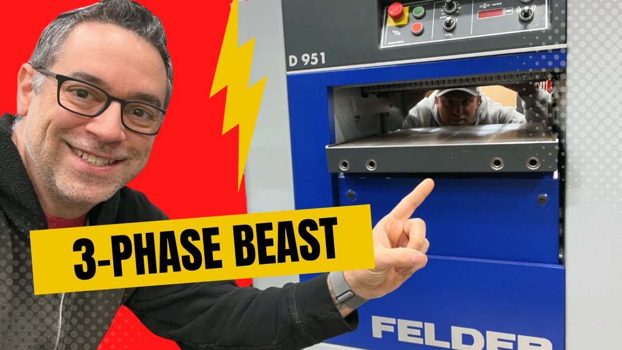 My First 3-Phase Tool! | Felder D 951 Planer