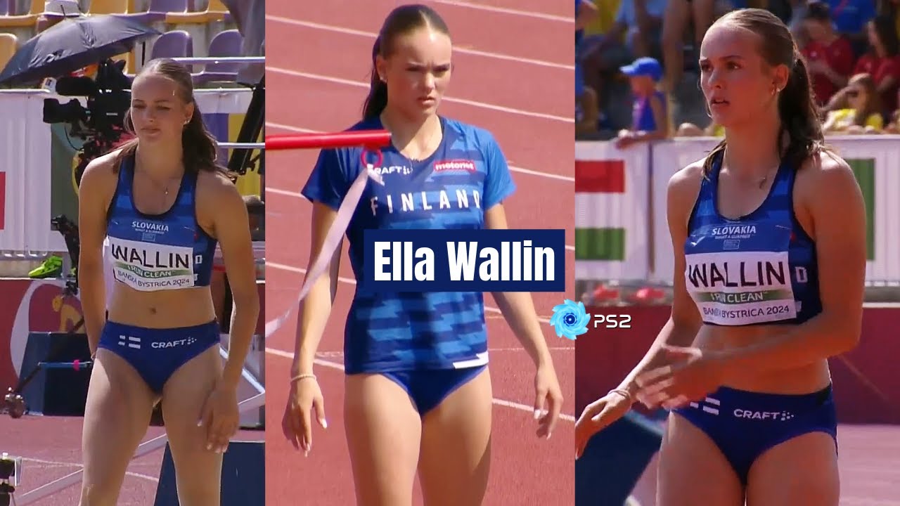 Ella Wallin, Women's  U18 Long Jump Final 2024 #ellawallin #womenslongjump #fitgirls