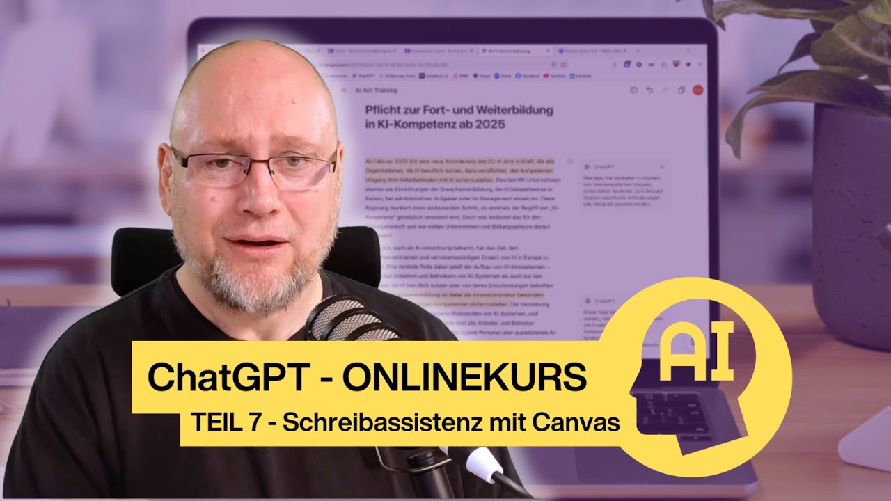 ChatGPT Teil 7 – Schreibassistenz mit Canvas