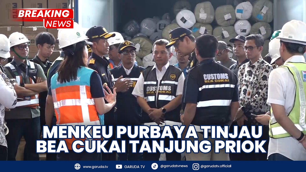 BREAKING NEWS: Menteri Keuangan Purbaya Yudhi Sadewa Tinjau BEA Cukai Tanjung Priok