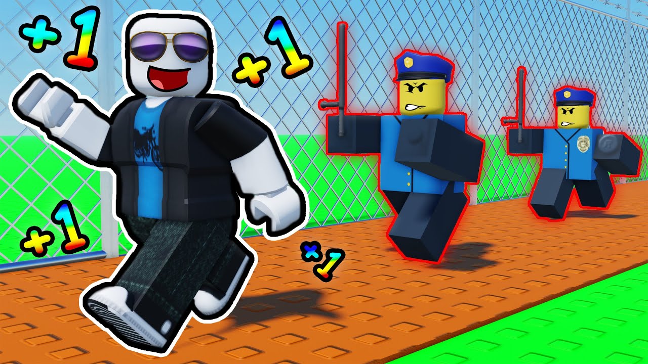 Каждую секунду +1 СКОРОСТЬ, чтобы сбежать из тюрьмы Roblox...