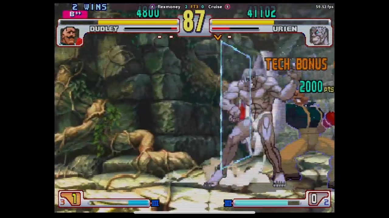 SFIII 3RD STRIKE: flexmoney ( DUDLEY ) VS Cruise ( URIEN ) FIGHTCADE FT3 SET