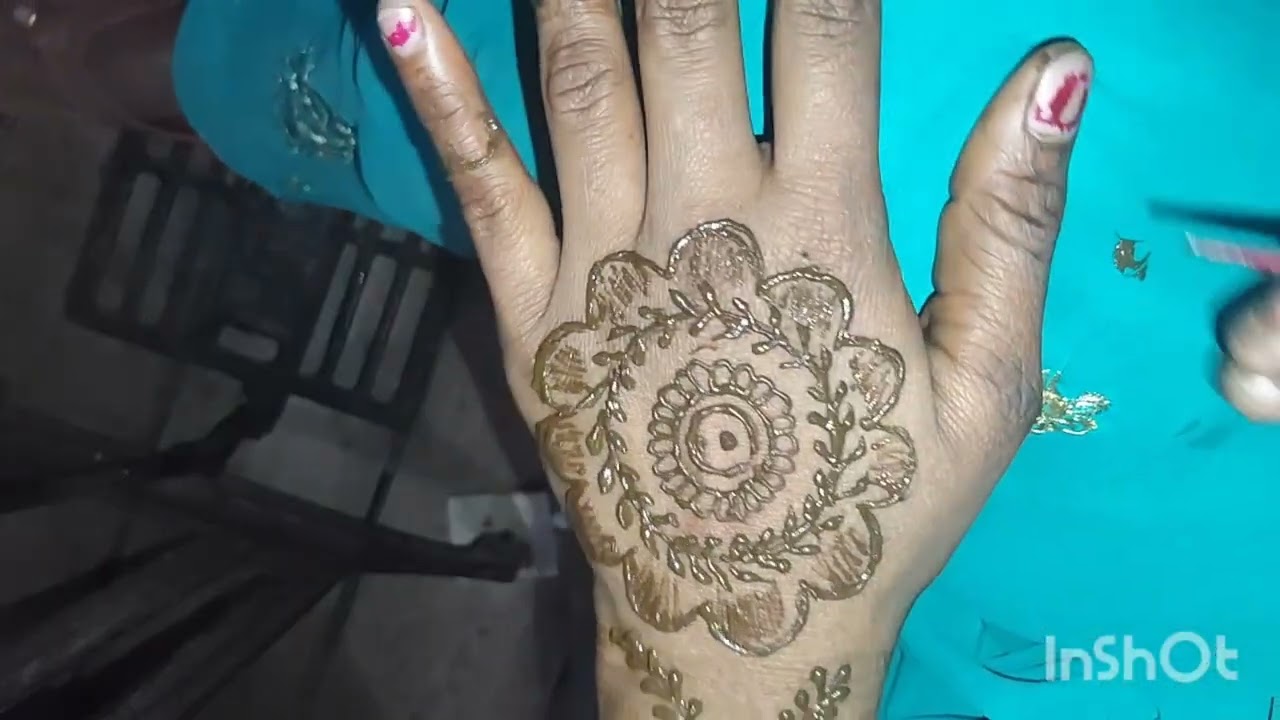 Valentine day special mehndi design||bahut hi aasan mehndi design