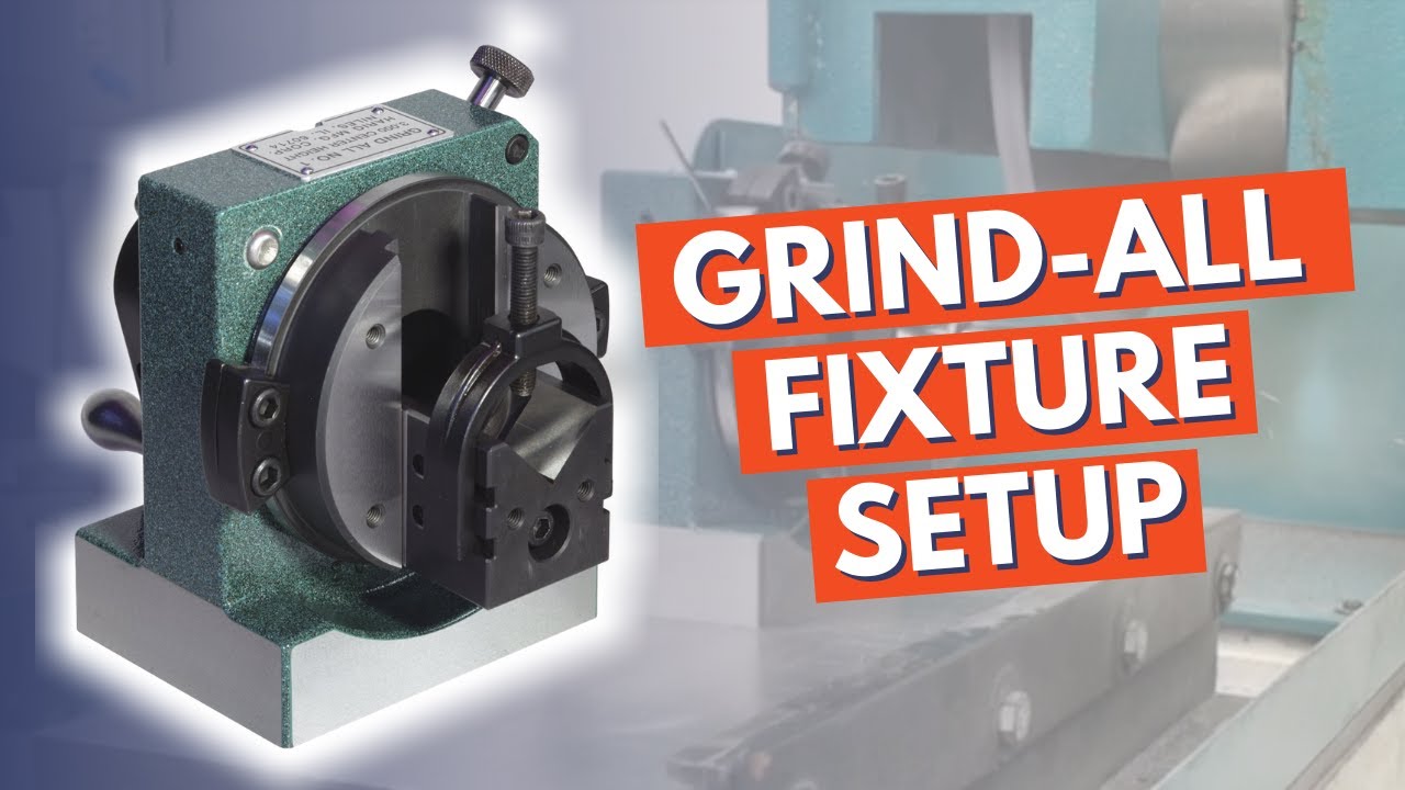 How to set up a Grind-All v-block fixture to finish your part