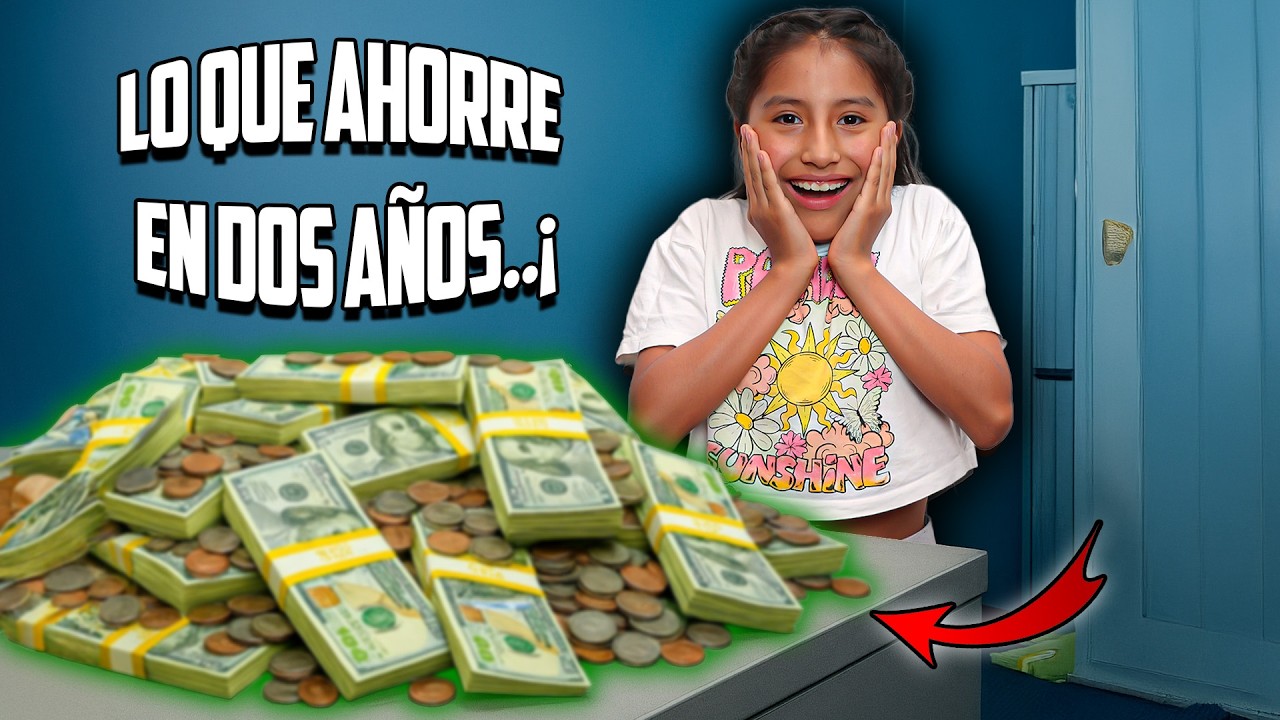 ¡Rompí mi alcancía después de 2 años 😱💰  NO LO PODÍA CREER!