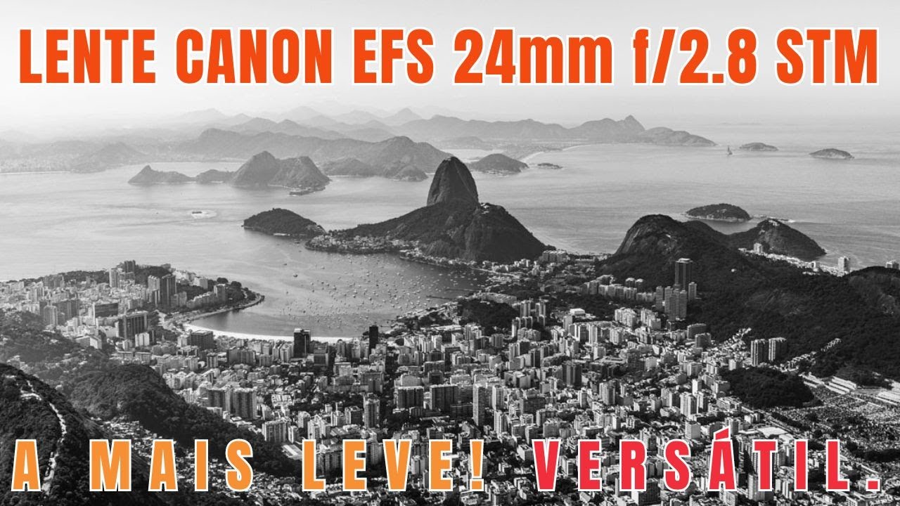 Lente Canon EFS 24mm f/2.8 STM - versátil e leve, melhor lente fixa que ja testei.