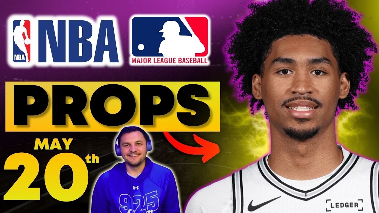 ЛУЧШИЕ ставки на статистику игроков NBA и MLB, СРЕДА, 20 мая 2026 г. [PrizePicks и Underdog]