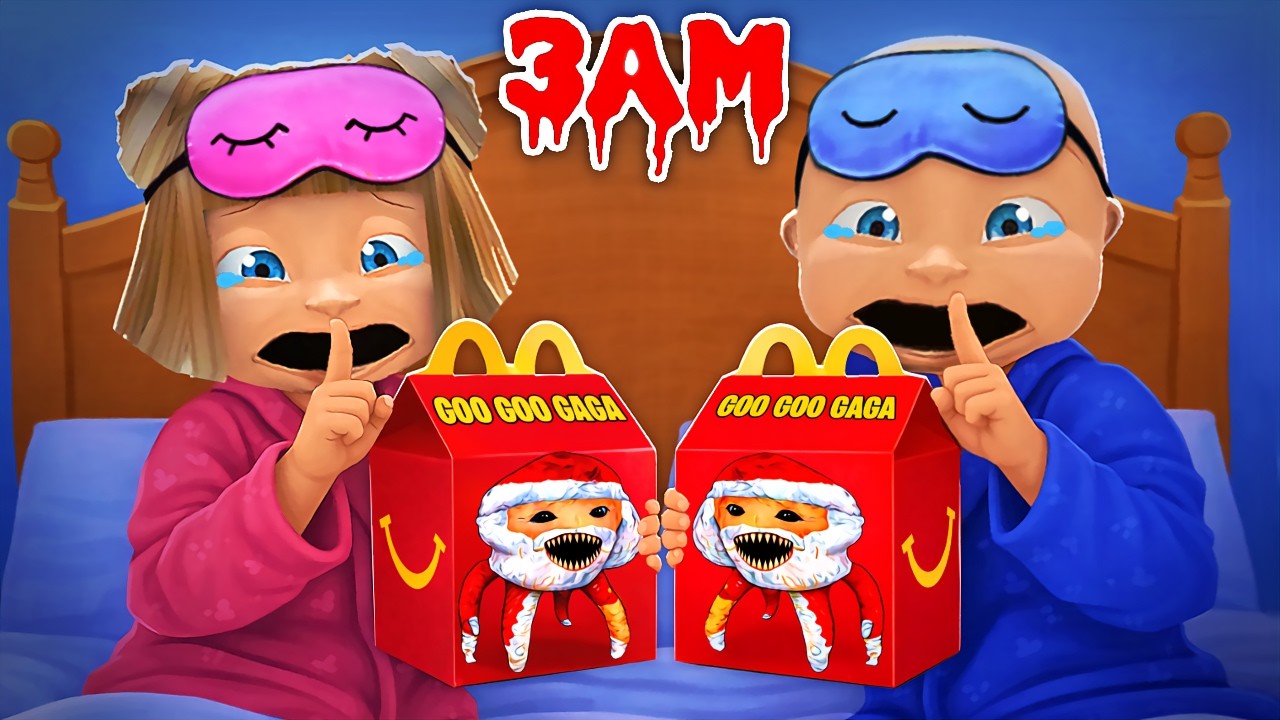 We Ordered CURSED GOO GOO GAGA Happy Meals At 3AM?!