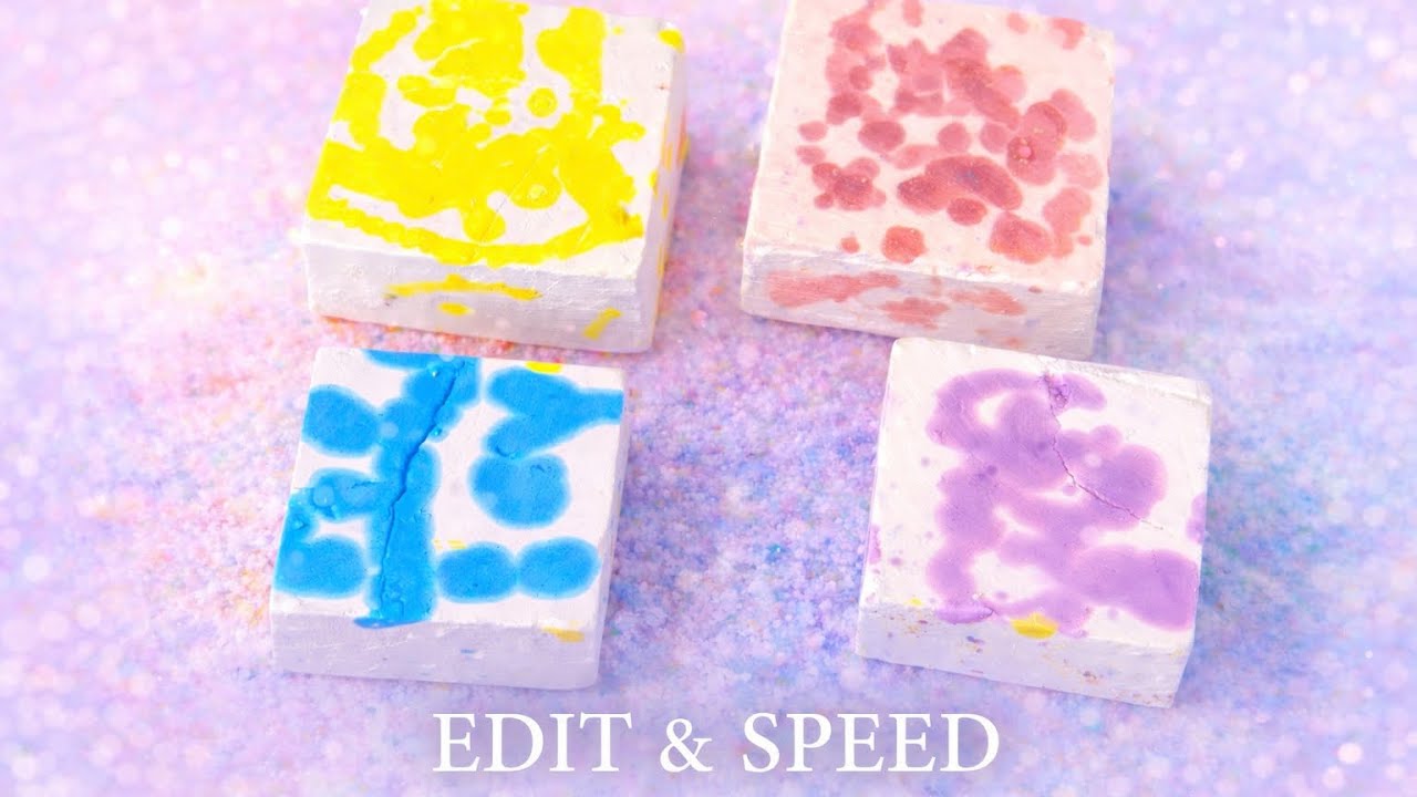 [Edit and speed up] Colorful Gym Chalk Crush | 🌈 #gymchalkasmr #relax #asmr #satisfying 