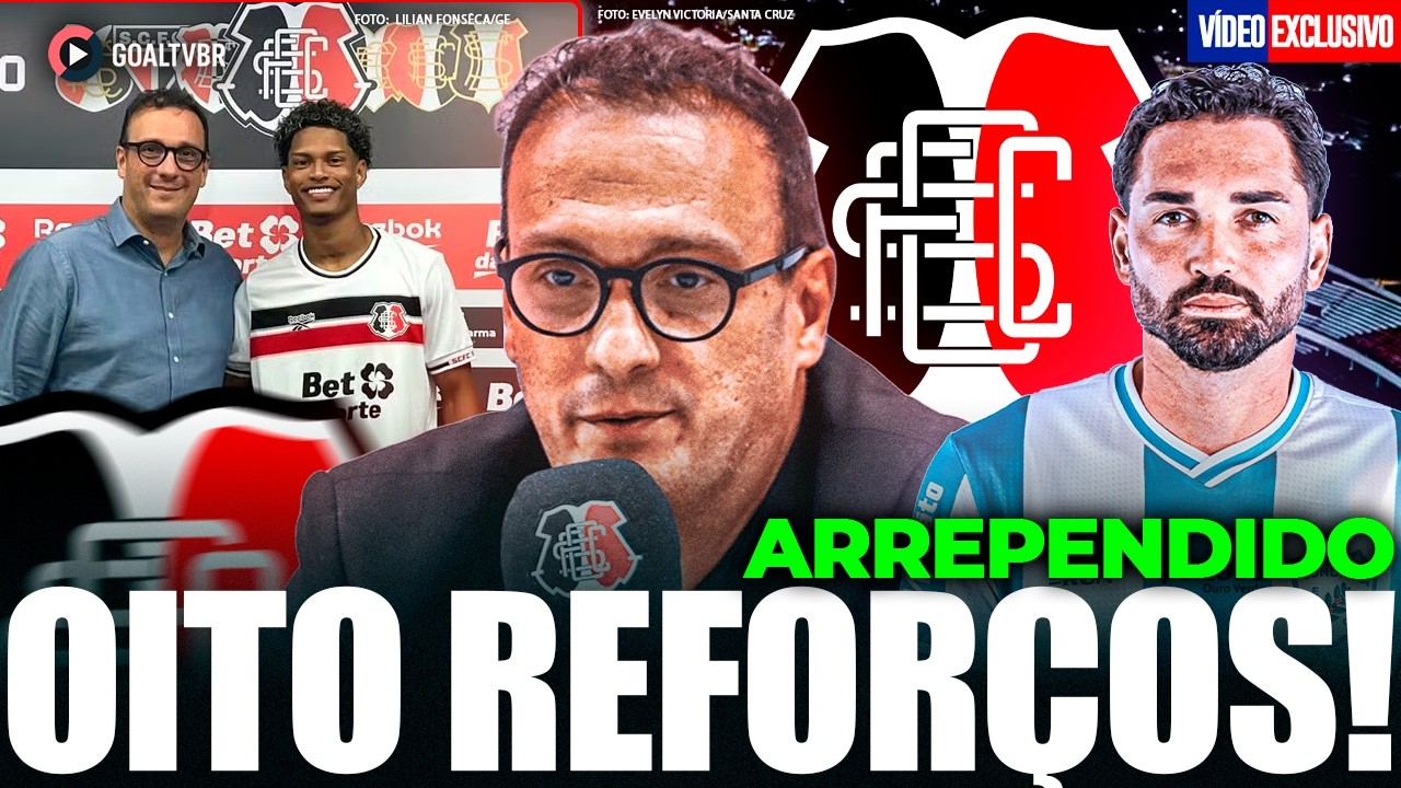 🚨 URGENTE! GILBERTO ARREPENDIDO? PROMESSA de REFORÇOS AGITA o Santa Cruz! 💣