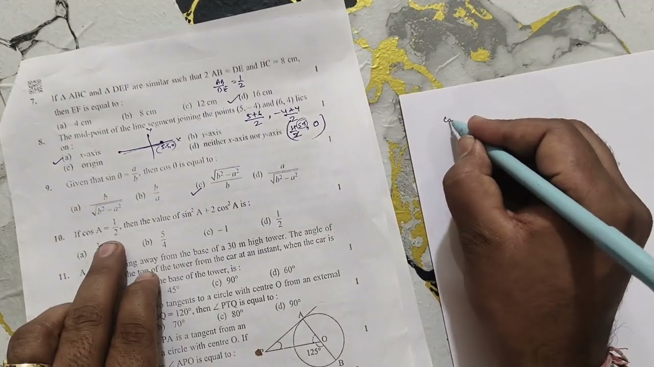 CBSE class 10th maths solution #cbseclass10 #maths #mpboard #class10th 