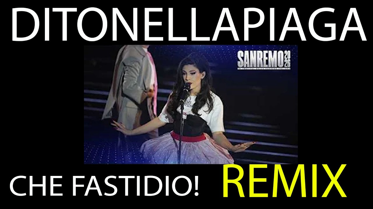 Ditonellapiaga   Che Fastidio sanremo 2026 REMIX by DJ TeCn0