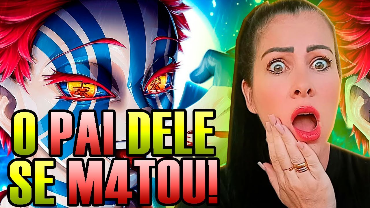 MÃE EVANGÉLICA REACT ♪ Akaza | O Lua Superior 3 | AniRap (@Prod Hunter ) react anirap react
