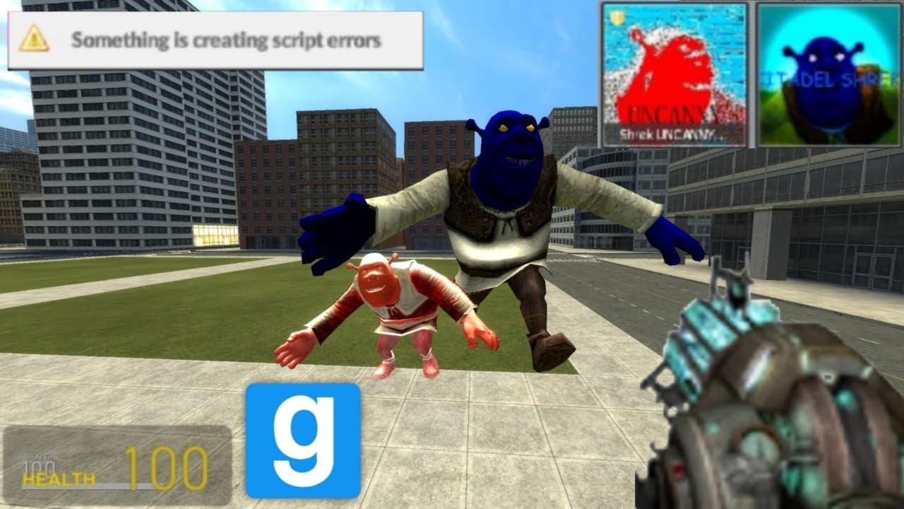 THE SHREK UNCANNY AND SHREK CITADEL IS CRAZY! | Garry's mod