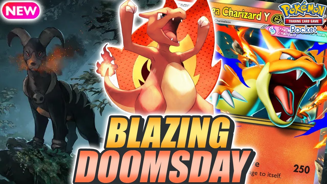 THEY’RE DOOMED ! HOUNDOOM Traps Opponents for MEGA CHARIZARD ! - Pokemon TCG Pocket