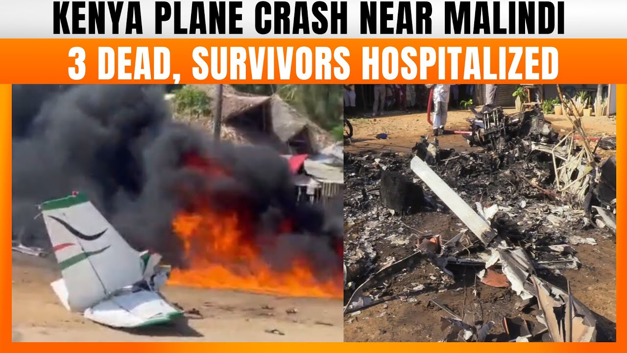 Kenya Plane Crash Near Malindi Airport Kills Three, Survivors Hospitalized | News9