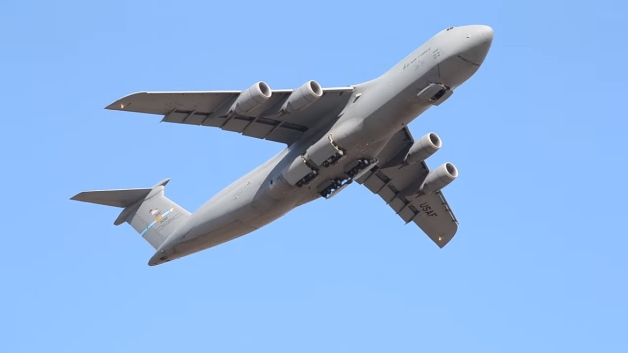 C-5M Super Galaxy over Dover AMC Museum