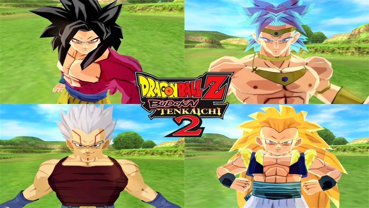 Dragon Ball Z Budokai Tenkaichi 2 - All Character Intros (4K 60FPS)