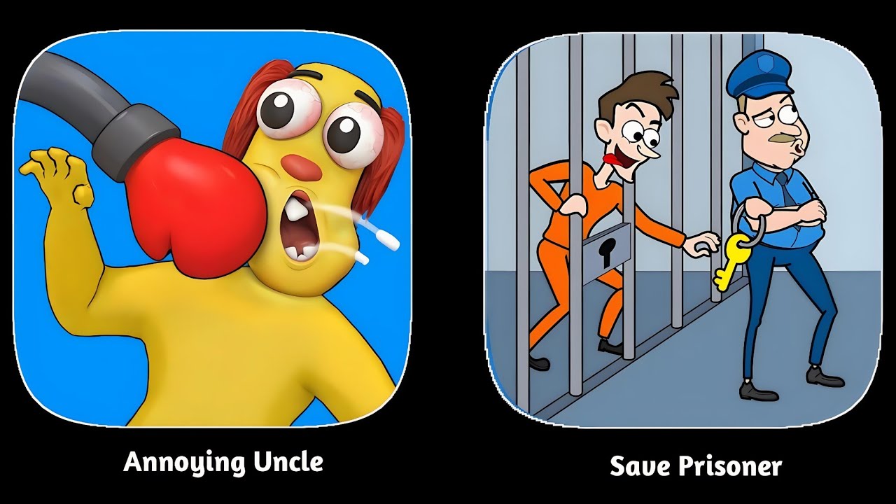 Save Prisoner Vs Scary Annoying Uncle - Android Gameplay Walkthrough 