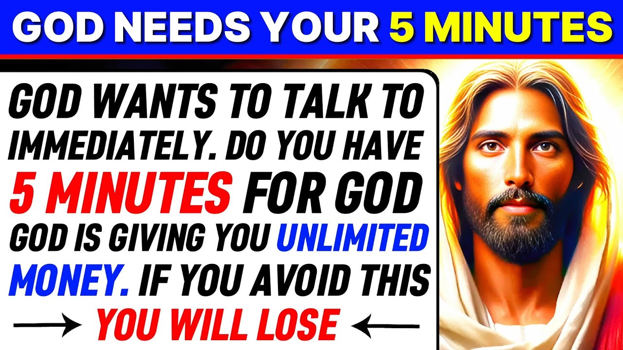 🛑 GOD NEEDS YOUR 5 MINUTES । IF YOU AVOID THIS  YOU WILL LOSE । Gods message today  #godmessage #god