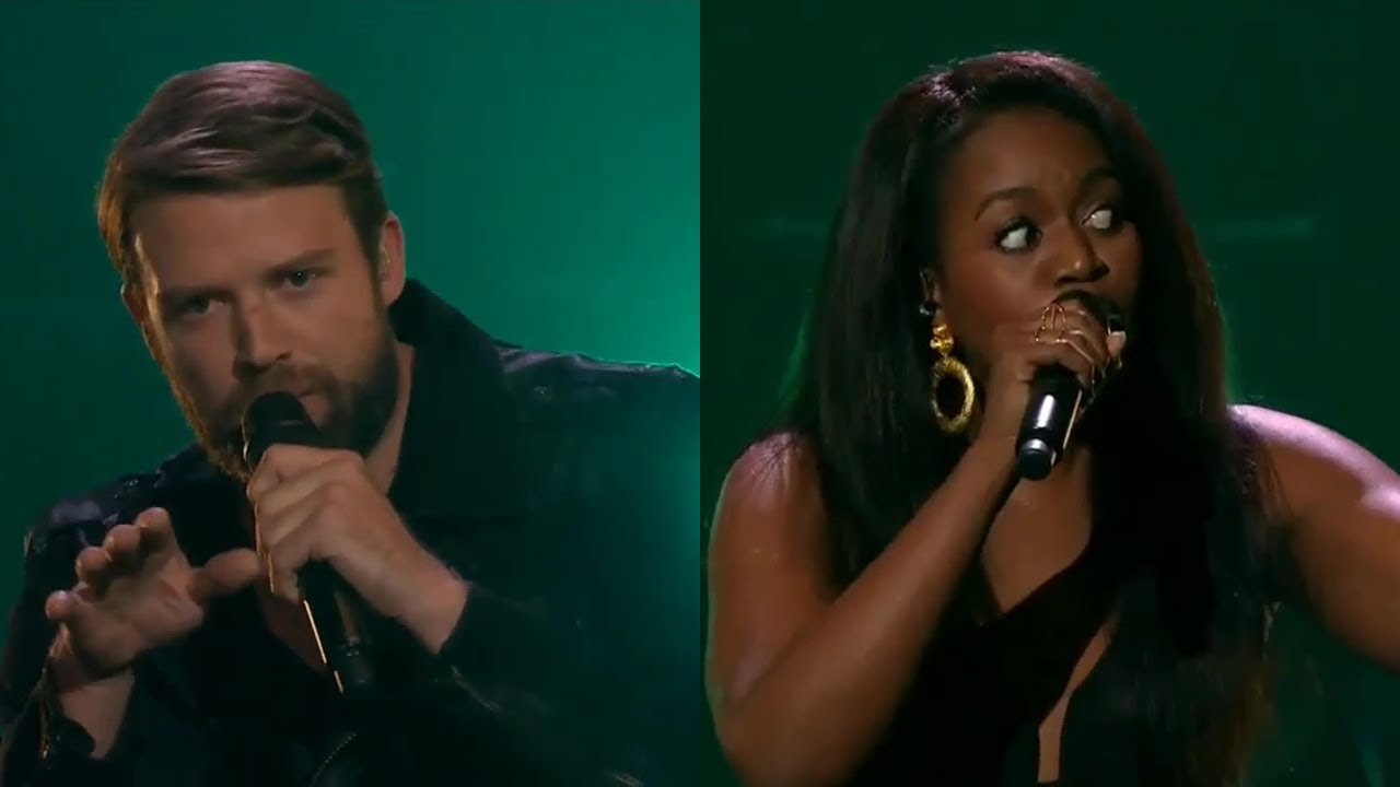 Rennie Adams vs Ruva Ngwenya - Human | The Voice Australia 6 (2017) | Battle Rounds