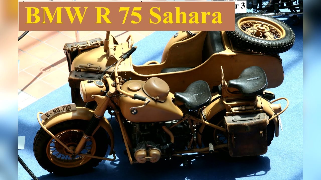 BMW R 75 Sahara - legendarny motocykl II WŚ