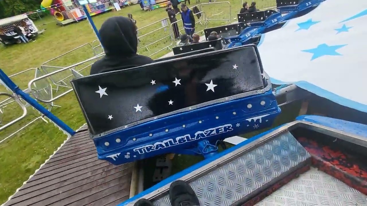 Trailblazer SuperBob on ride Livingston Funfair 7th of June 2025