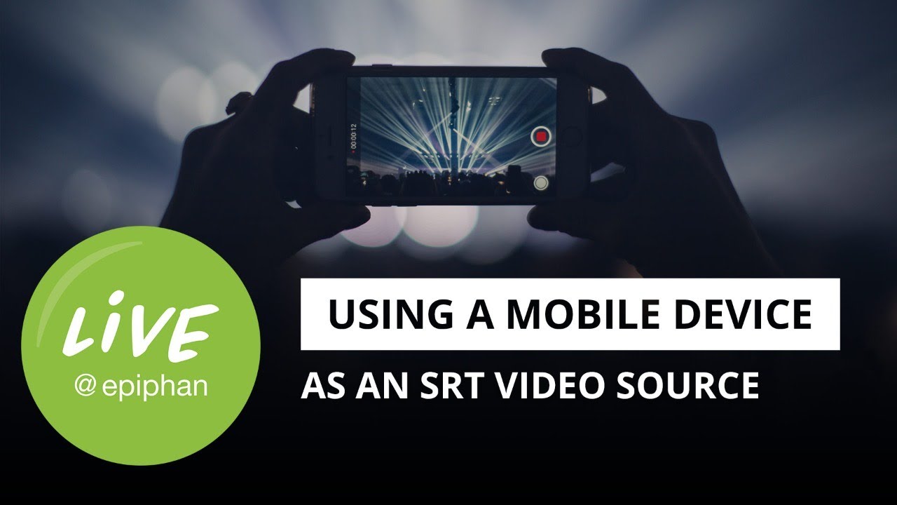 How to set up an SRT video source on a mobile device