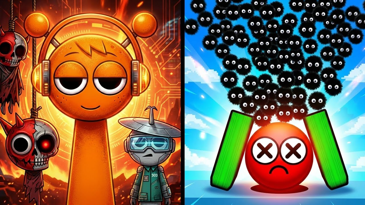 Spranky Run Vs Hide Ball 🧟👹🤬👿 Max All Levels Android iOS Gameplay Ep 1117