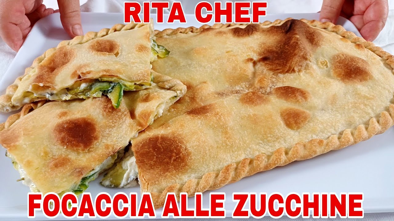 ФОКАЧЧА С ЦУКИНИ И СЫРОМ СТРАККИНО🍕РИТА ШЕФ-ПОВАР | FOCACCIA WITH ZUCCHINI AND STRACCHINO CHEESE.