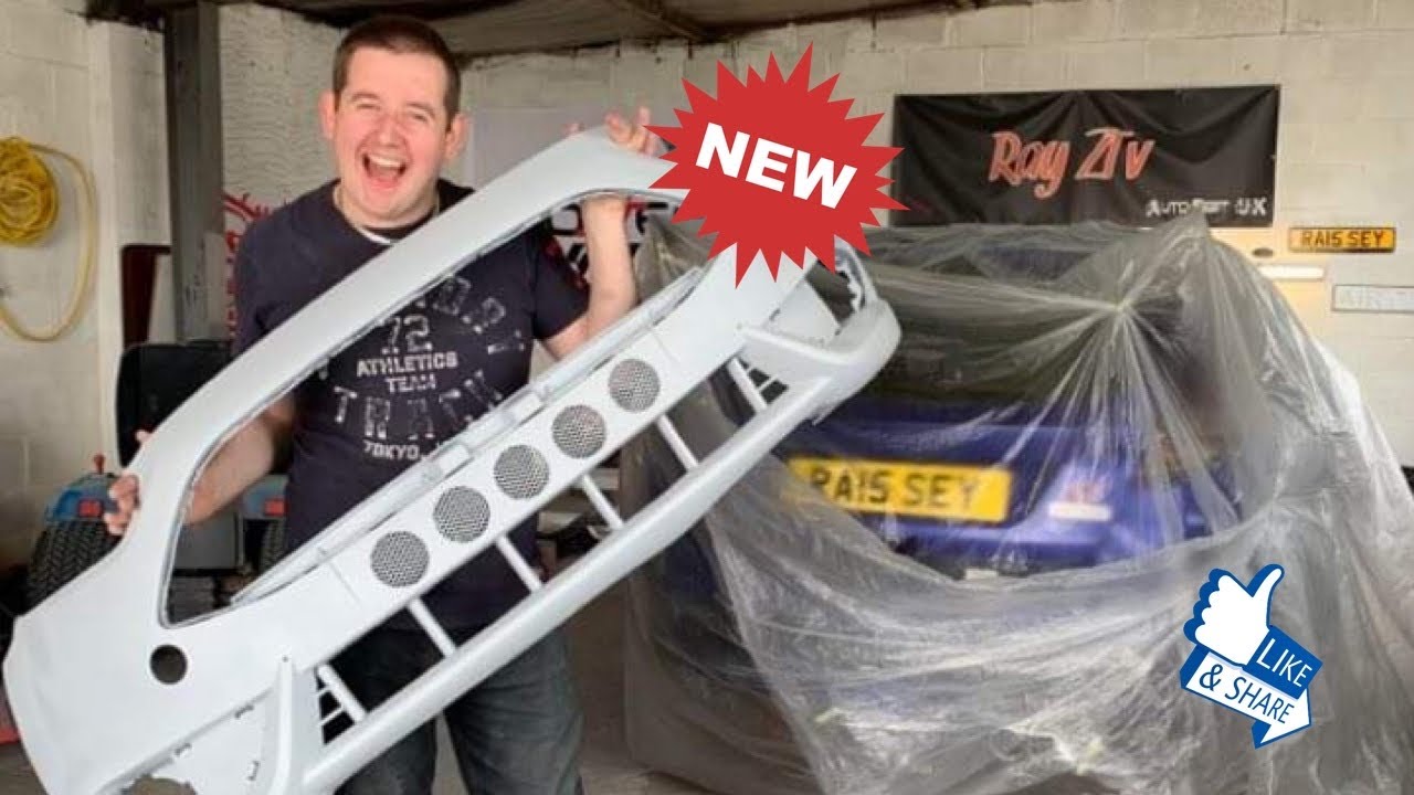 Fiesta ST180 build Custom smooth front bumper part 1