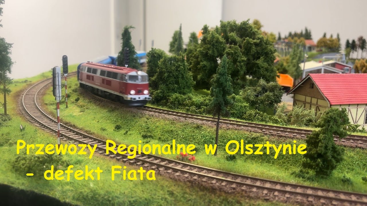 Na makiecie: Przewozy Regionalne w Olsztynie - defekt Fiata
