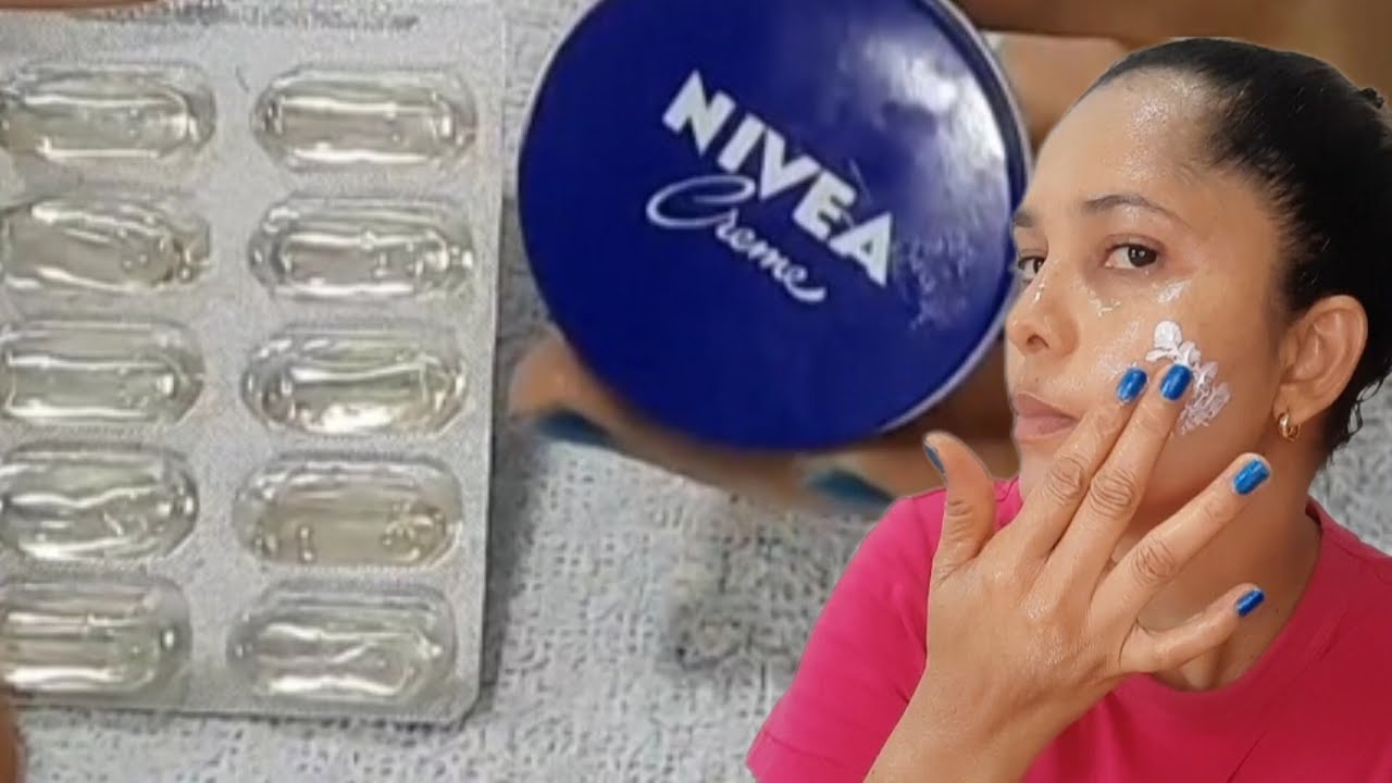 mezcla crema nívea con vitamina E y te gatantizo una piel perfecta al instante