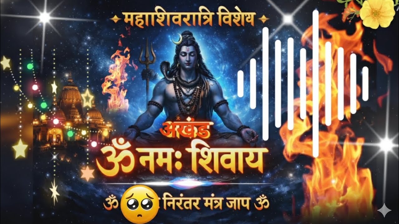  🔱 अखंड ॐ नमः शिवाय मंत्र जाप | 24 घंटे निरंतर शिव मंत्र | Mahashivratri 2026 | महाशिवरात्रि विशेष