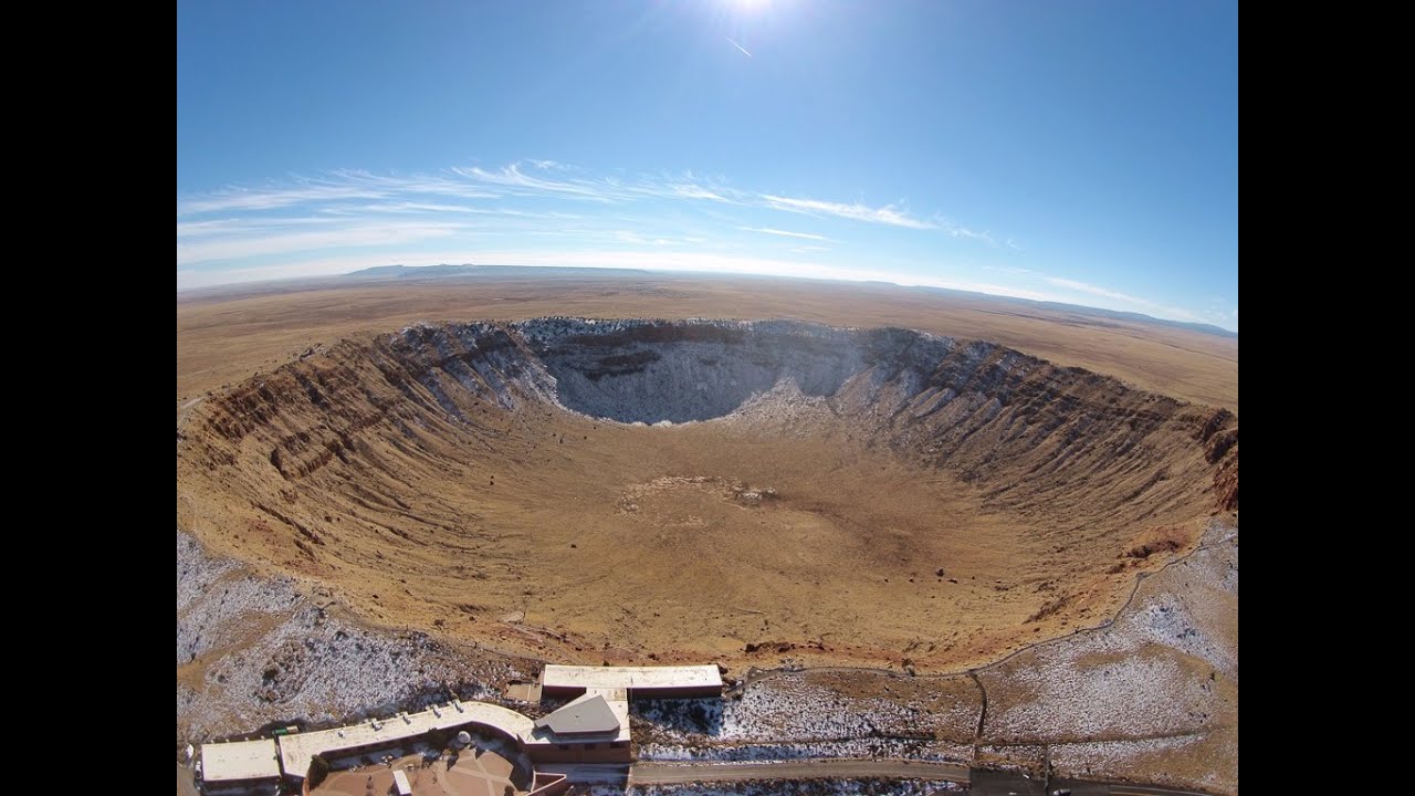 Кратер в Аризоне Meteor Crater Arizona