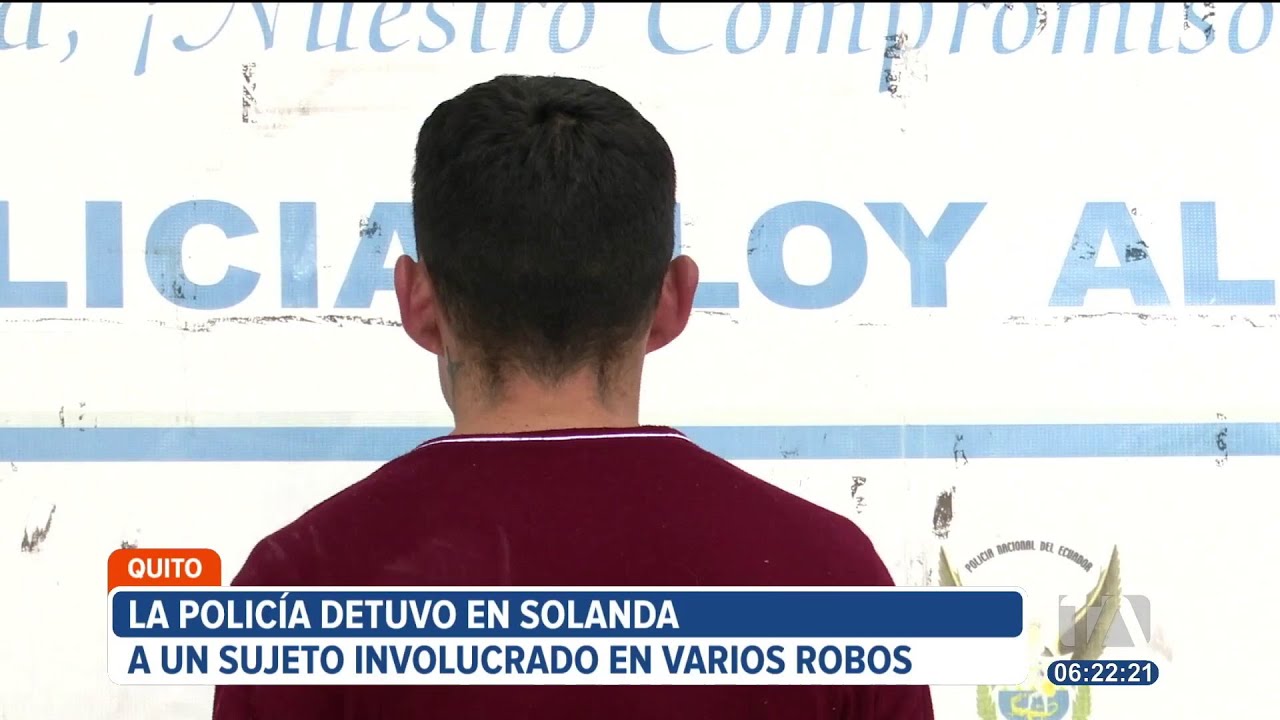 La policía detiene a un hombre en el sur de Quito que portaba un arma de fuego