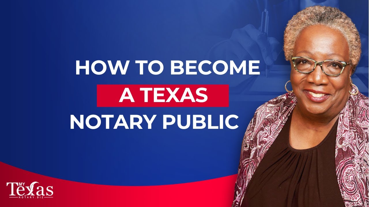 How to Become a Texas Notary Public: Step-by-Step Guide - Notary Education #texasnotary