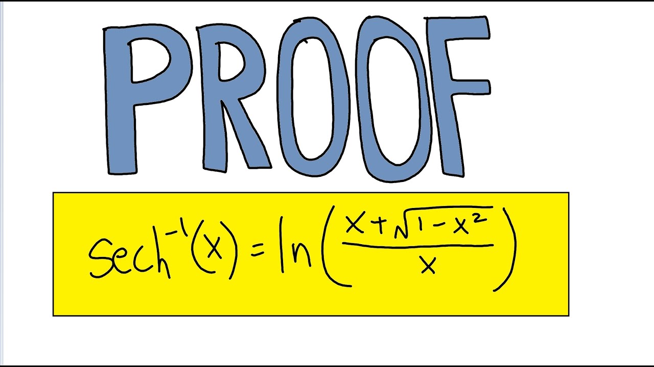 Inverse of Hyperbolic Secant