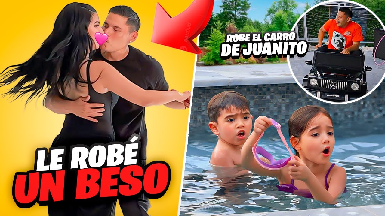 BESÉ por PRIMERA VEZ a PATRY 💋Y le ROBÉ el CARRO a JUANITO