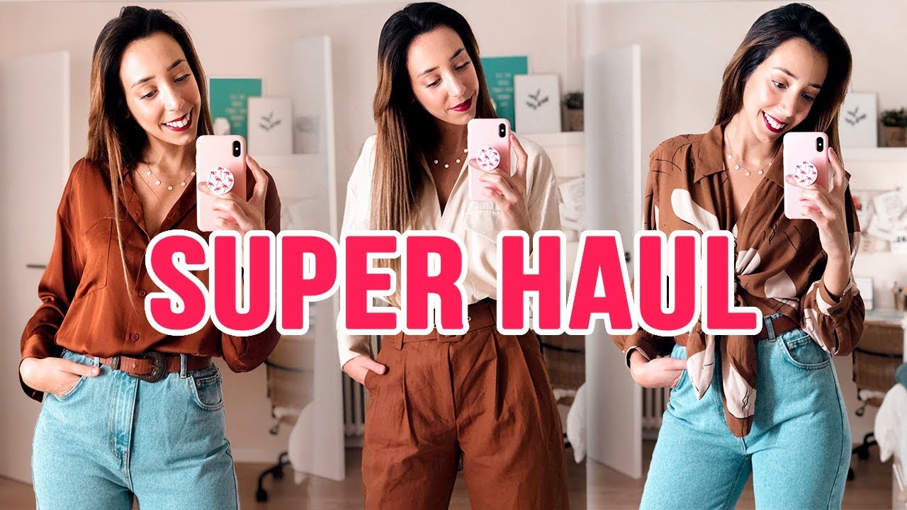 SÚPER HAUL + 5 OUTFITS: Zara, Pull&Bear... | Laura Muñoz