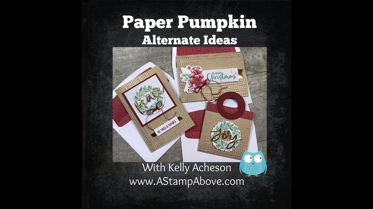 Paper Pumpkin - JOY TO THE WORLD