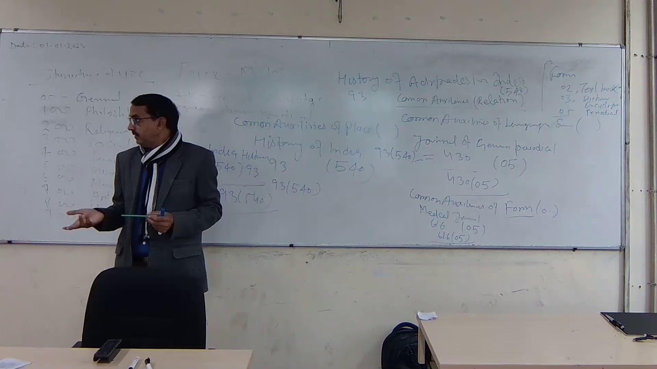 M-102: Advanced Knowledge Organisation: Classification (Practical) BY Dr. Satya Prakash